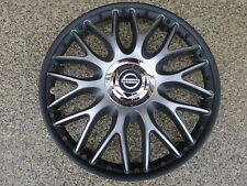 4 Alu-Design Radkappen 15 Zoll "Orden black matt" für Nissan