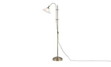 Stehleuchte altmessing in