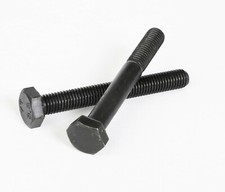 6-kant Schraube DIN 931 / 933 8.8 schwarz M3 & M4 mit Schaft oder Vollgewinde