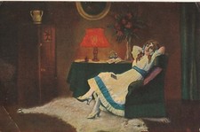 Alte Postkarte 3118 - M. Schartner - Backfischchen schwärmt