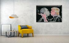 Urban Motiv Donald Trump vs. Putin XXL150x100 Leinwand Pop Art/Druck/Bild/Loft