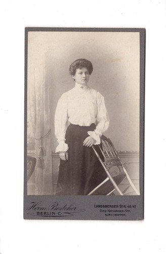 Cdv foto damenportrait feine - cdv,