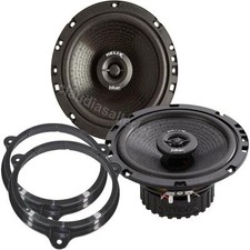 Helix B6X Lautsprecher 165mm mit Adapterringe für Dacia Lodgy ab 2012 Front