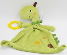 ♥ TOPOMINI Schmusetuch Drache Dino Saurier grün Schnuffeltuch Kuscheltuch ♥