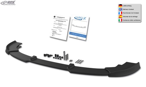 Rdx frontspoilerlippe vario - rdx, vario-x