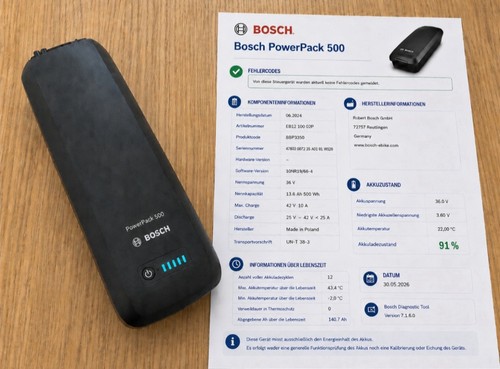 Bike akku bosch power pack - e,