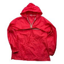 K-Way Regenjacke Gr. S-M BW 54cm vintage Rot Windbreaker - used KW5