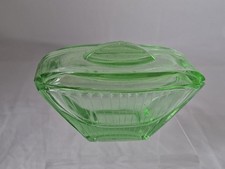 Art Deco Uranglas Kaviarschale