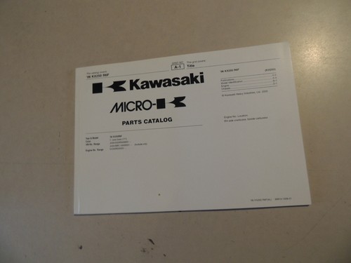 Parts catalog kawasaki kx250 - kawasaki,