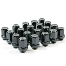 20x neue radmuttern schwarz - 20x,