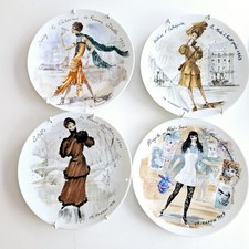 4x LIMOGES Ganeau Frauen des Jahrhunderts   Sammelteller