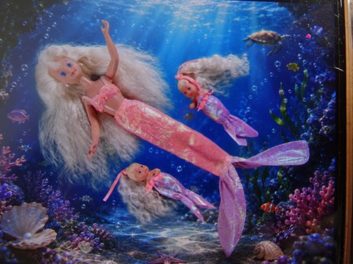 Vintage barbie set mermaid - vintage,