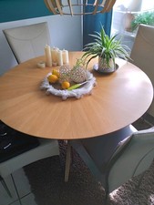 Esszimmertisch Rund 125cm Holz