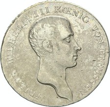 Brandenburg-Preußen Friedrich Wilhelm III. Taler 1815 A (Berlin) Silber ss+