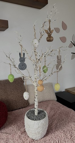 Osterdeko osterbaum mit - mit, topf