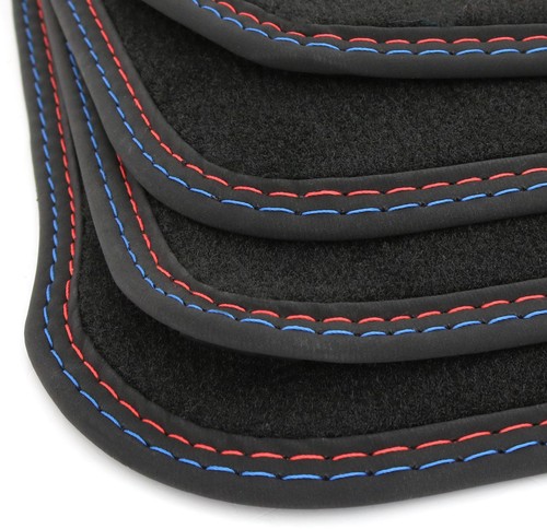 Velour fußmatten doppelnaht - velour,