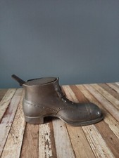 Alte Zinntinte in Stiefelform