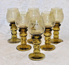 6 Römer/ Wein- Gläser  Beerennoppen