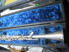 " SOLOIST"  METALLKLARINETTE IN B -BÖHM  - VERSILBERT - GENERALÜBERHOLT 