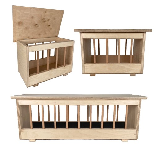 Futtertrog taubentrog holz mit - futtertrog,