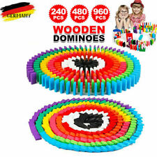 960tlg Domino Set Holz