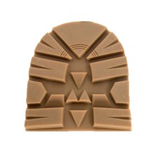 Herren Schuhabsatz Trekking caramell grobes Profil für Wanderschuhe Trekkingschu