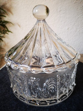Vintage-Bomboniere/ZIRKUSZELT/ Pressglas