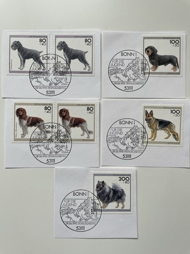 Briefmarken 1995 hunderassen - 1995,