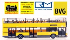 Rietze 67500 BVG MAN DN95 Doppeldeckerbus Linie 100 "Bus endet hier" 1:87 H0 [F]