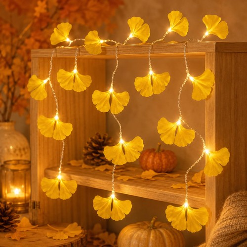 Herbst deko lichterkette - deko,
