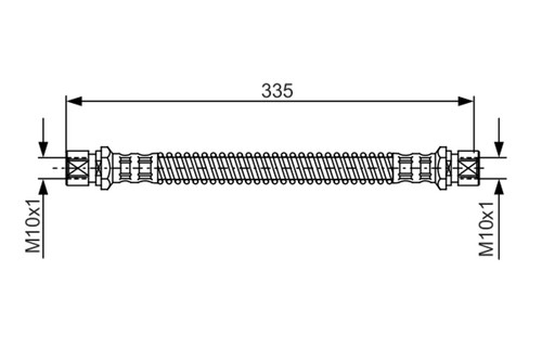 Bosch bremsschlauch 987 481 - bremsschlauch,