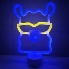 Neon LED Licht Lama mit