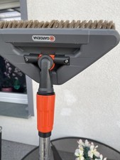 Garden Waschbesen Waschbürste und Stiel 160 cm mit Regulierung Wasseranschluss