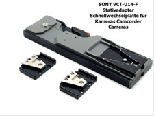 SONY VCT-U14-F Stativadapter Schnellwechselplatte für Kameras Camcorder Cameras