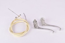 NOS Weinmann AG #177 City / Touring Brake lever set with white cables 1950-80s