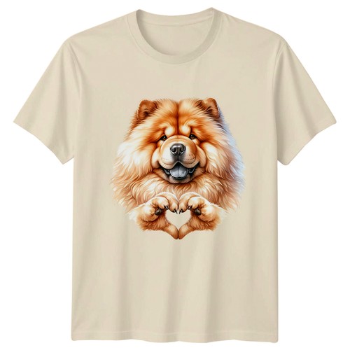 Chow herz - herz, t-shirt