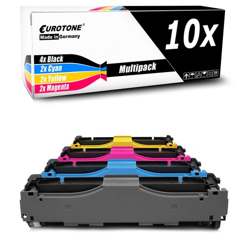 10x eurotone toner hp - toner, f�r