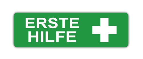 Aufkleber erste hilfe kreuz - aufkleber,