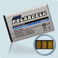PolarCell Akku für BL-5CB - Nokia 111, 113, 1616, 1800, C1-01, C1-02, X2-05
