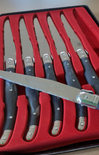 ? 6 Steakmesser ACIER INOX Neuwertig  ?