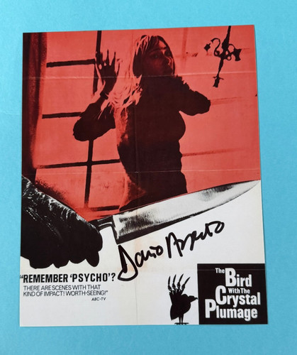 Dario argento signed - -,