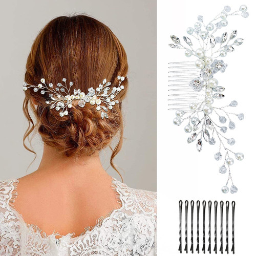 Brautschmuck hochzeit haarkamm - brautschmuck,
