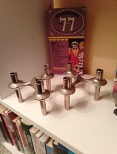 BMF Quist Nagel 2 Kerzenständer Stecksystem 70er 