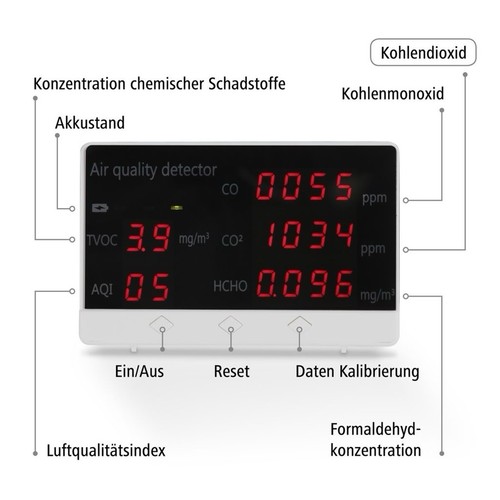 Hama luftqualitätsmessgerät - hama,