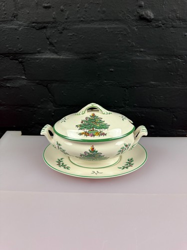 Spode christmas tree bedeckt - christmas,