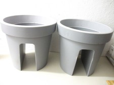 Übertöpfe-Pflanzkübel fürs Geländer - 2 Stück