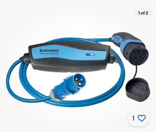 Ladekabel elektroauto typ2 - elektroauto, 8m