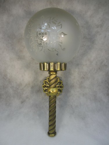 Massiv messing wandlampe - massiv,