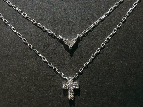 Halskette anhänger diamant - halskette,