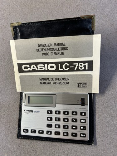 Vintage casio 781 - vintage, lc-781